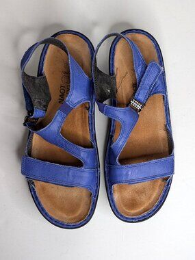 Blue Leather/sparkle Naot sandals size 40 (size 9)
